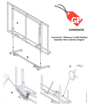 Click here to view a full-size printable version - 'Wiskaway'® 2000 assembly diagram