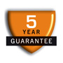 5 year guarantee logo