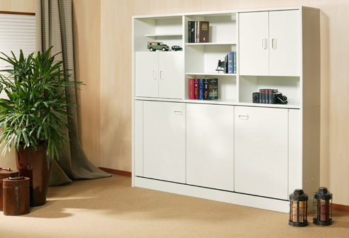 'Horizontal' 'Wiskaway'® 6000 Wallbed in a domestic environment - folded away