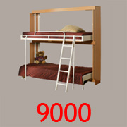 Click here for more information on our 'Wiskaway'® 9000 Wall-folding Bunk Bed