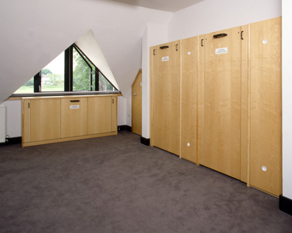 Woodford Green Fire Station - Two 'Wiskaway'® 7500 Wallbeds and one 'Wiskaway'® 6000 Wallbed - folded away